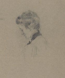 Portrait of a Woman by John Ferguson Weir
