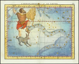 Eridanus Orion and Lepus by John Flamsteed