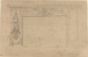 Design for the Chimney Piece in the Throne Room, Buckingham Palace