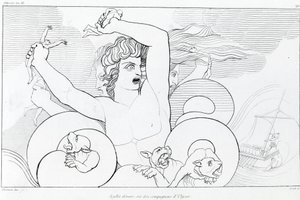 Episode of Charybdis and Scylla: six of Ulysses