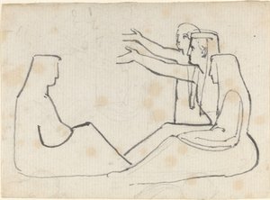 Four Seated Figures by John Flaxman