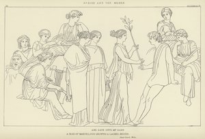 Hesoid and the Muses by John Flaxman