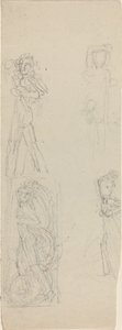 Sheet of Studies [recto and verso]