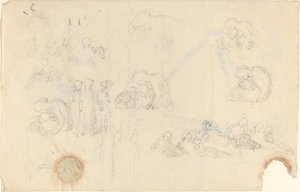 Sheet of Studies (recto and verso)