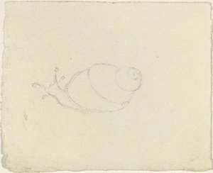 Snails (recto and verso) by John Flaxman