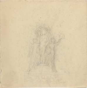 Studies for a Monument with the Crowning of a Figure