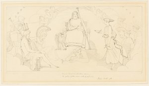 The Council of the Gods by John Flaxman