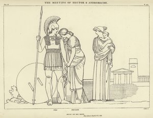 The Meeting of Hector and Andromache by John Flaxman
