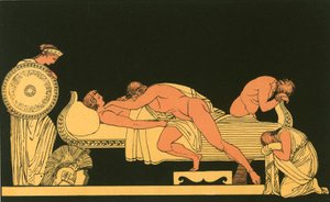 Thetis Bringing the Armour to Achilles by John Flaxman