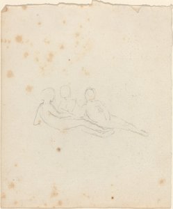 Three Reclining Female Figures by John Flaxman