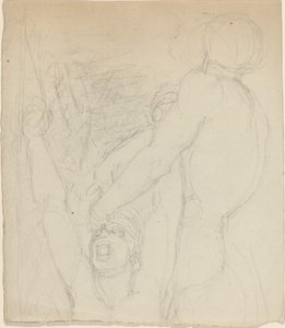 Two Fighting Figures