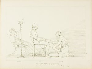 Ulysses, Penelope and Euryclea