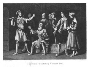Scene from Old St Pauls by William Harrison Ainsworth