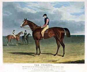 The Colonel, the Winner of the Great St. Leger Stakes at Doncaster