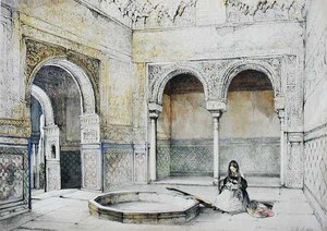 Interior of the Hall of the Abencerrajes, from 