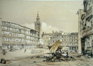 Plaza de San Francisco, Seville, from 