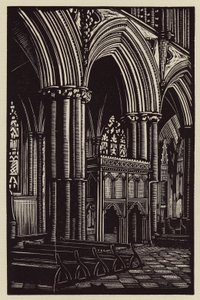 Ely Cathedral: In the Presbytery by John Frederick Greenwood