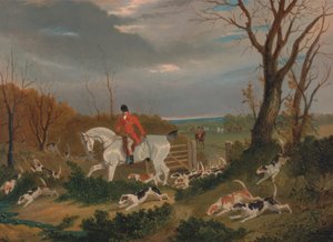 The Suffolk Hunt: Going to Cover near Herringswell by John Frederick Herring