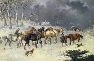 Horses in the Snow
