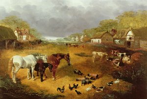 A Farmyard in Spring