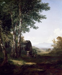 A View of Mansfield Mountain, 1849 by John Frederick Kensett