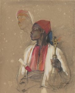 Study for The Pipe Bearer, 1841-51 by John Frederick Lewis