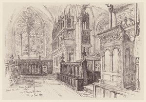 Christ Church, Interior of Latin Chapel by John Fulleylove