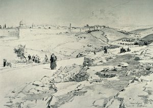 Jerusalem, with the Road from Bethany, 1902 by John Fulleylove