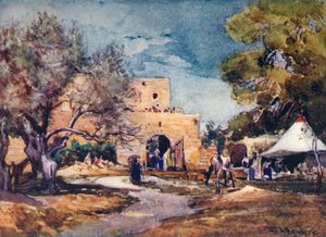 Medieval Building Outside the North Wall of Jerusalem, 1902
