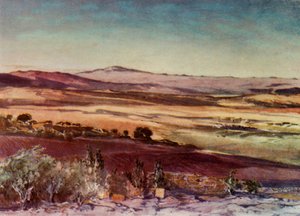 Mount Hermon from the Slopes of Tabor by John Fulleylove
