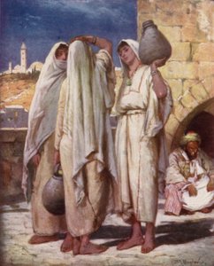 Syrian Women at a Fountain by John Fulleylove