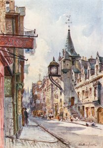 The Canongate Tolbooth, looking West by John Fulleylove