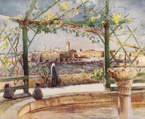 The Church of the Nativity at Bethlehem, from a Garden on the opposite Hill