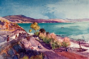 The Lake of Galilee, Looking North from Tiberias