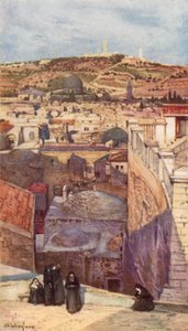 The Mount of Olives, from a Housetop on Mount Zion