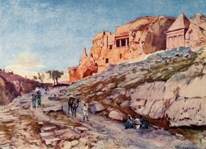 The Rock-Cut Tombs of the Valley of Jehoshaphat by John Fulleylove