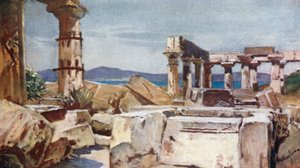 The Temple of Athena on the Island of Aegina by John Fulleylove