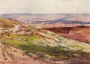 The Valley of the Jordan, from the Mount of Olives by John Fulleylove