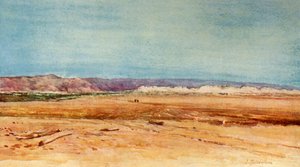 The Western Shore of the Dead Sea by John Fulleylove