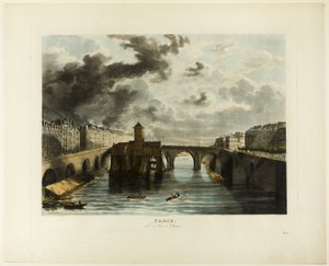 Paris, Le Pont-au-Change by John Gendall
