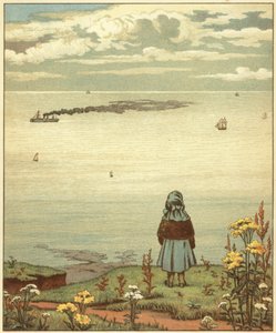 Girl Looking Out to Sea