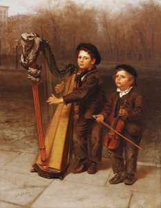 The Little Strollers by John George Brown
