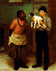 The New Puppy by John George Brown
