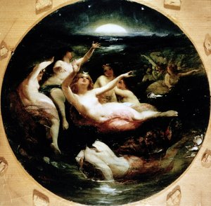 Diana and Her Nymphs, 1850