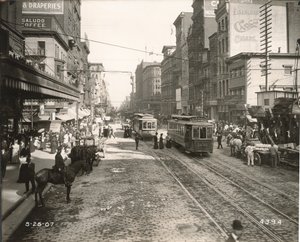 Market Street, East from 10th, Philadelphia by John Gibb Smith