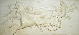 Relief of Phaeton Driving the Chariot of the Sun (Marble) by John Gibson