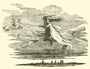 Don Quixote on the Enchanted Horse