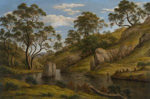 The bath of Diana, Van Diemens Land, 1837 by John Glover