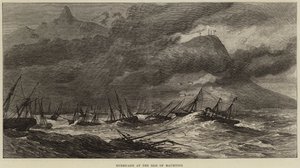 Hurricane at the Isle of Mauritius by John Greenaway
