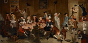 Sea Captains Carousing in Surinam, c.1752-58 by John Greenwood